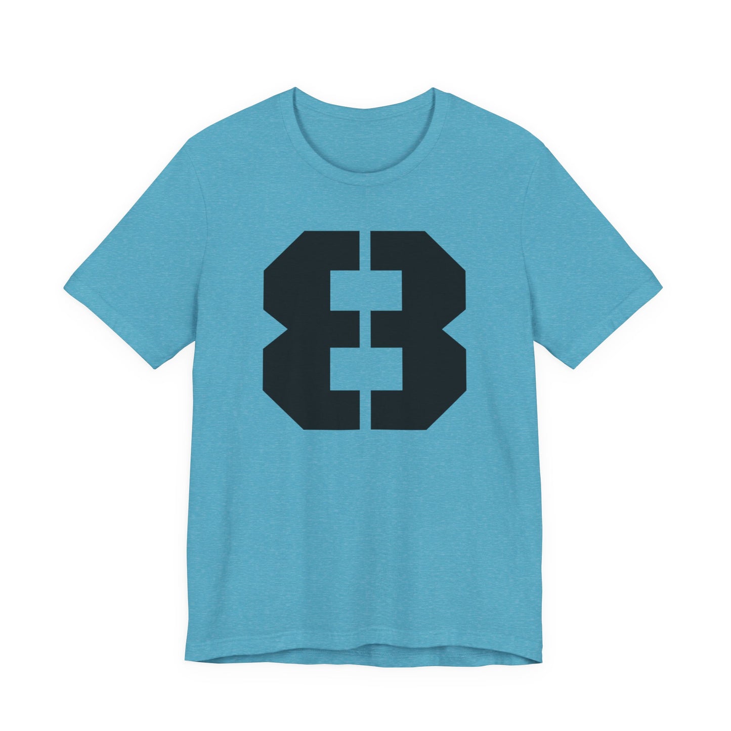 Stylish Unisex Jersey Tee with Bold 8 Number Design, Casual Wear, Sports Fan Gear, Team Spirit Tee, Everyday Comfort, Gift Idea for Her and for Him