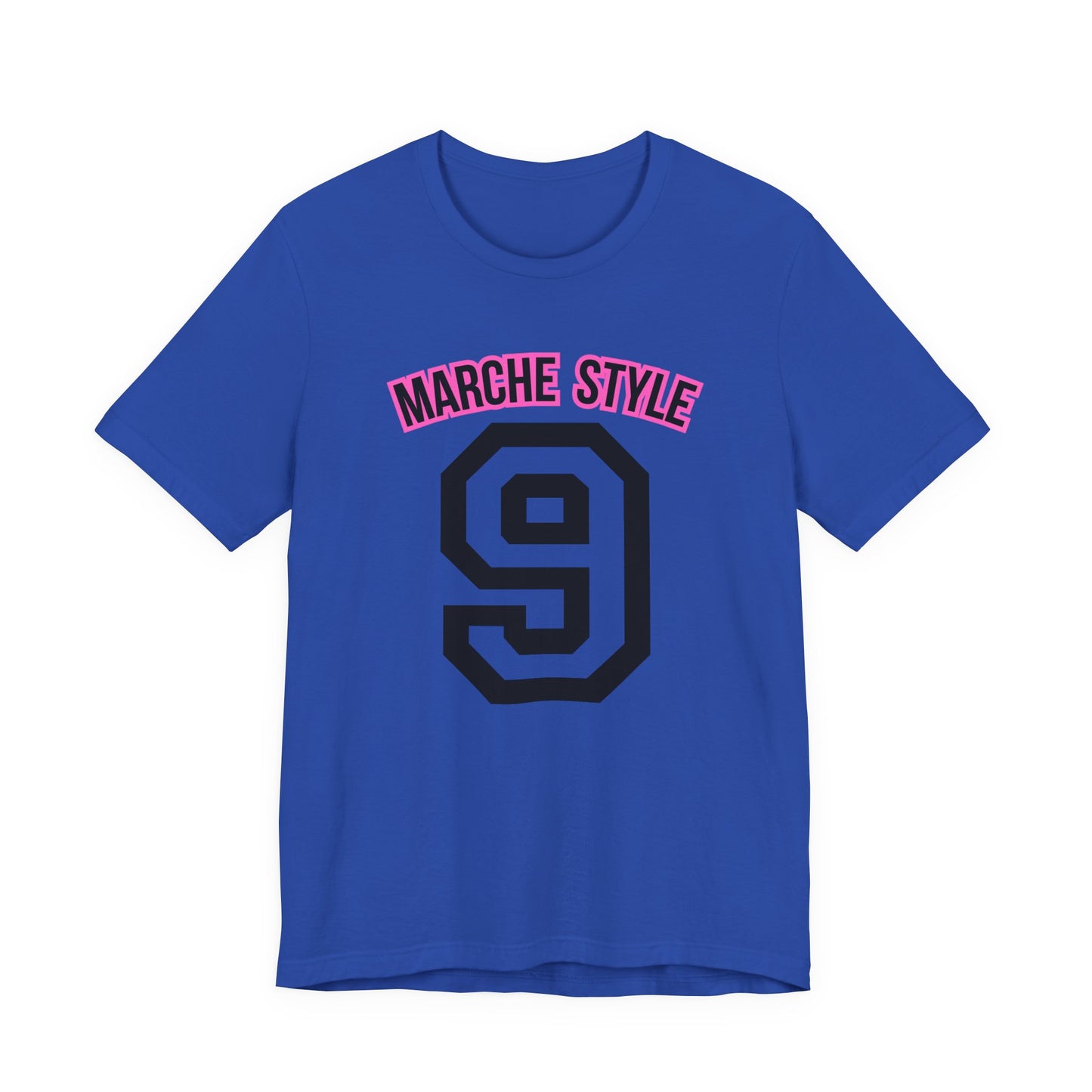 Modern Sport Font Number 9 Unisex Jersey Tee featuring Marche Style quote , Italian region, Customisable