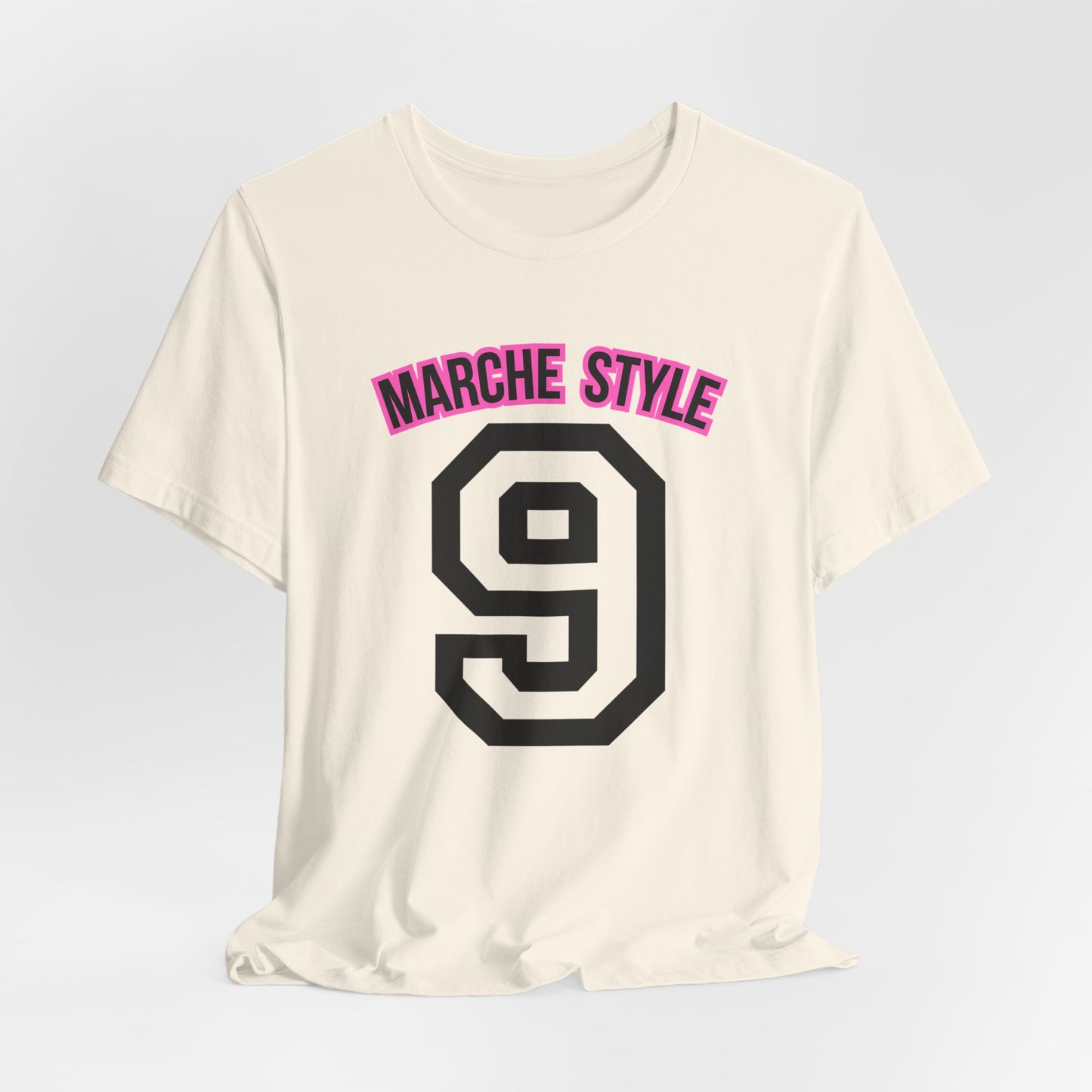 Modern Sport Font Number 9 Unisex Jersey Tee featuring Marche Style quote , Italian region, Customisable