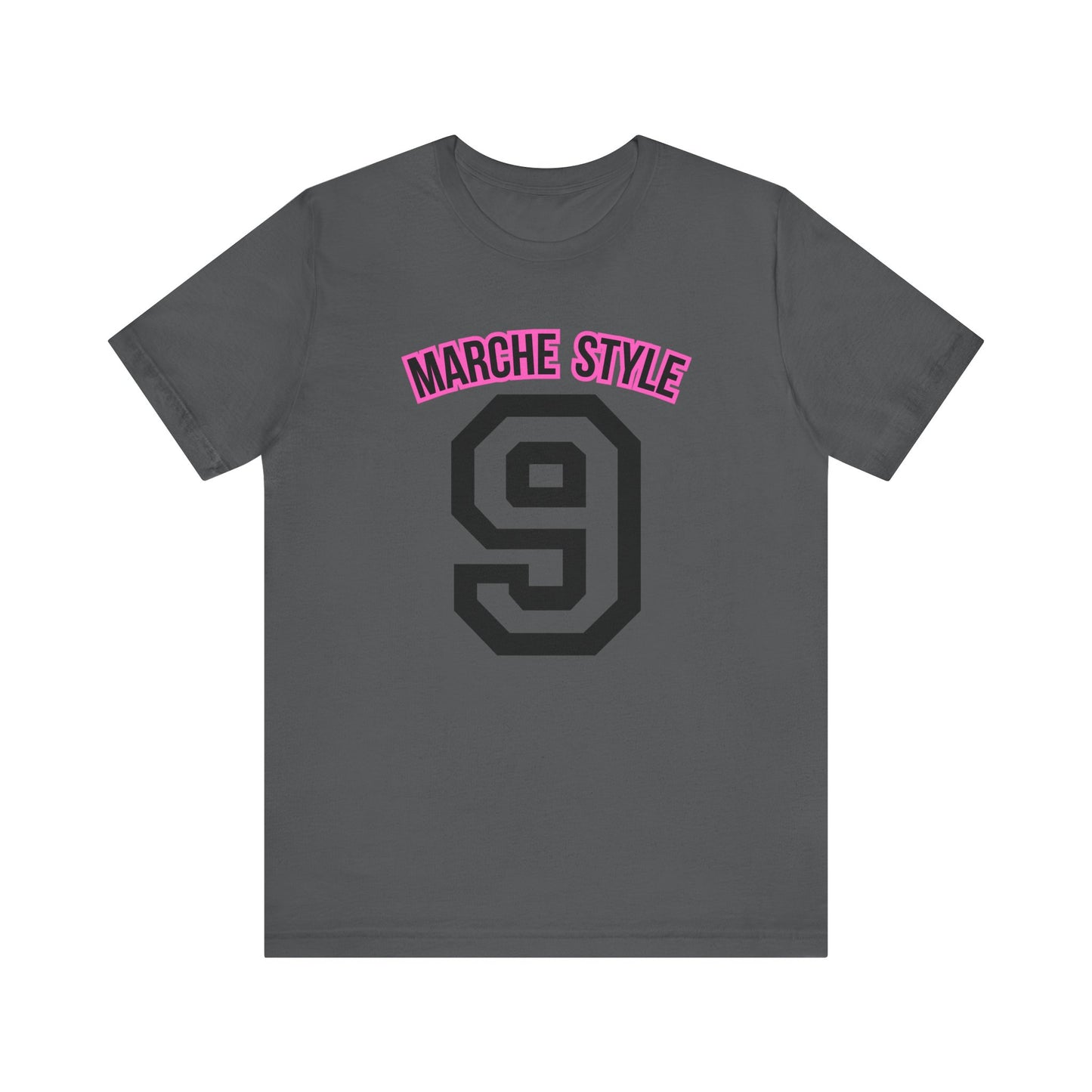 Modern Sport Font Number 9 Unisex Jersey Tee featuring Marche Style quote , Italian region, Customisable