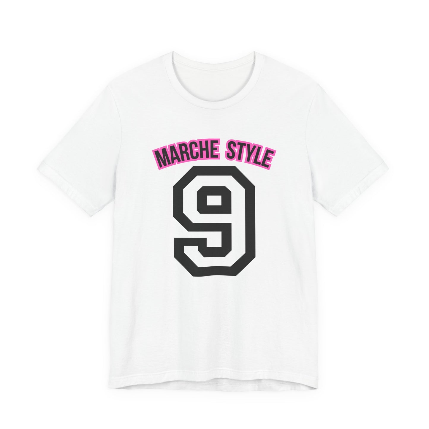 Modern Sport Font Number 9 Unisex Jersey Tee featuring Marche Style quote , Italian region, Customisable