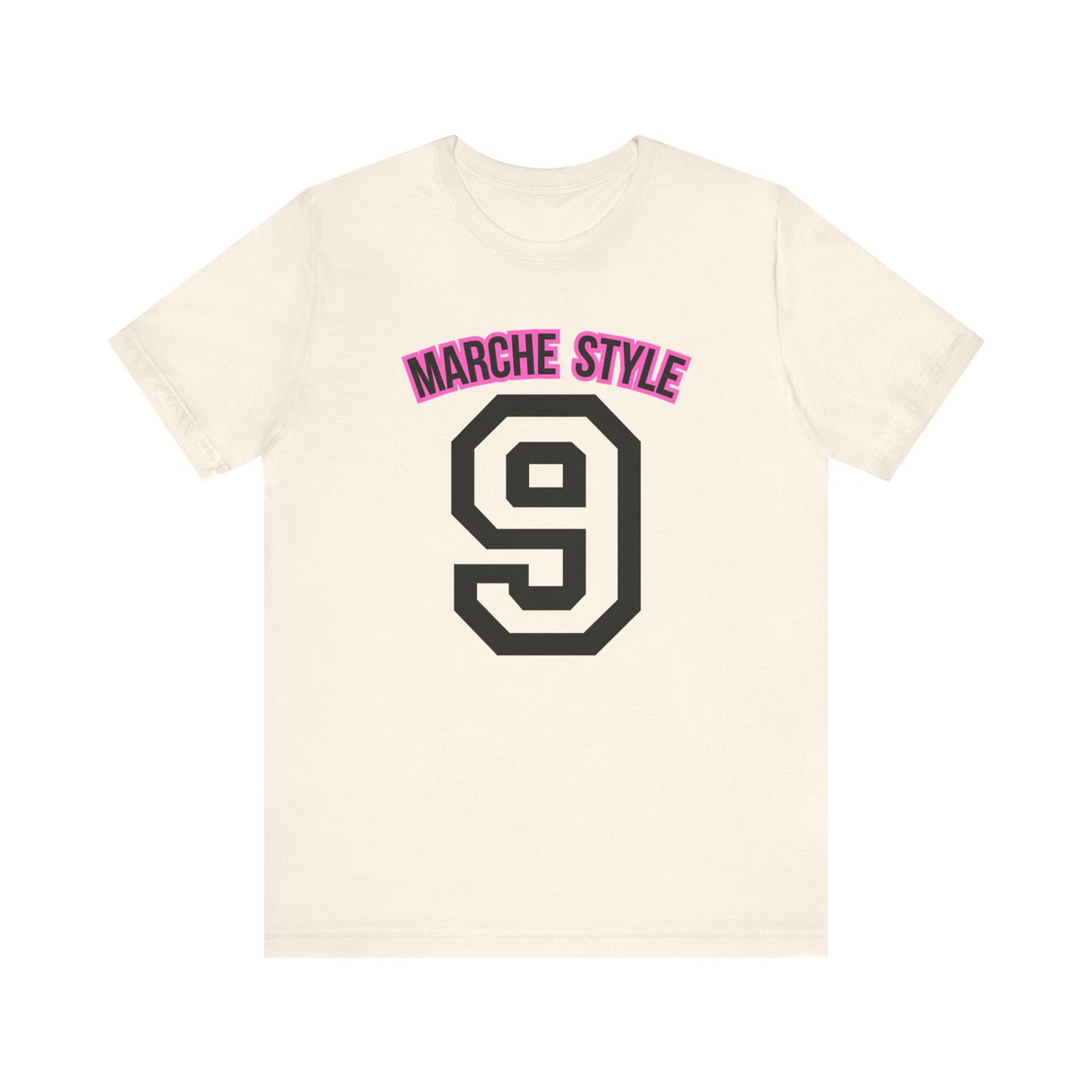 Modern Sport Font Number 9 Unisex Jersey Tee featuring Marche Style quote , Italian region, Customisable